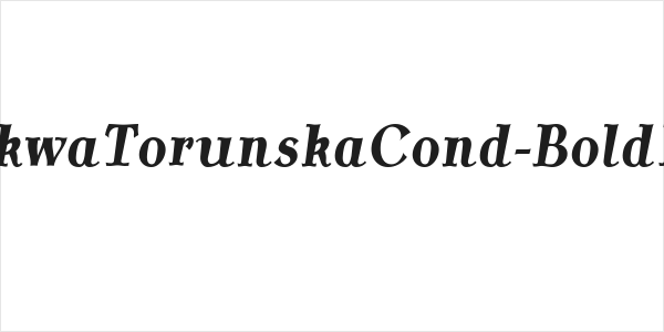 AntykwaTorunskaCond-BoldItalic Logo