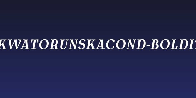 AntykwaTorunskaCond-BoldItalic Social Header