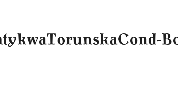 AntykwaTorunskaCond-Bold Logo