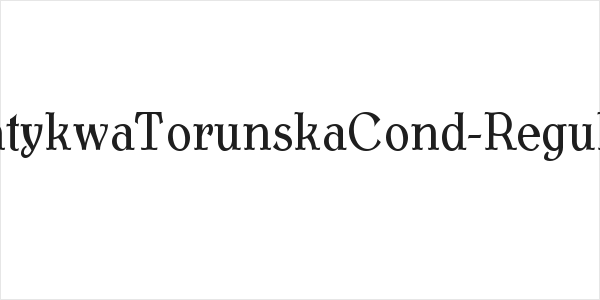 AntykwaTorunskaCond-Regular Logo