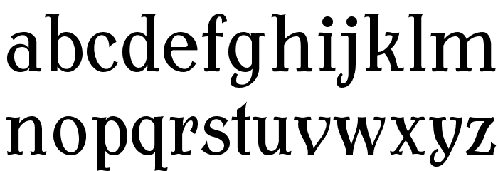 AntykwaTorunskaCond-Regular Font LOWERCASE