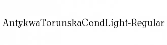 AntykwaTorunskaCondLight-Regular 