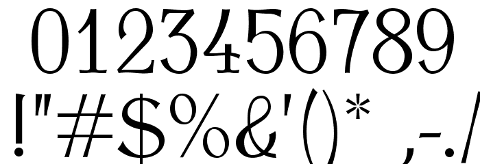 AntykwaTorunskaCondLight-Regular Font OTHER CHARS