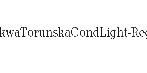 AntykwaTorunskaCondLight-Regular Logo