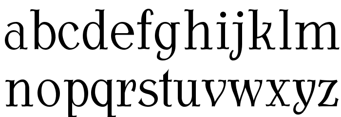AntykwaTorunskaCondLight-Regular Font LOWERCASE