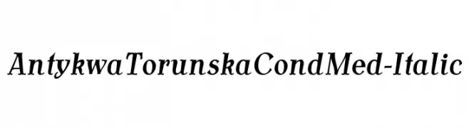 AntykwaTorunskaCondMed-Italic  Fuentes Gratis Descargar