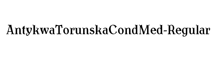 AntykwaTorunskaCondMed-Regular Font