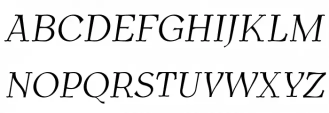 AntykwaTorunskaLight-Italic خط أحرف كبيرة
