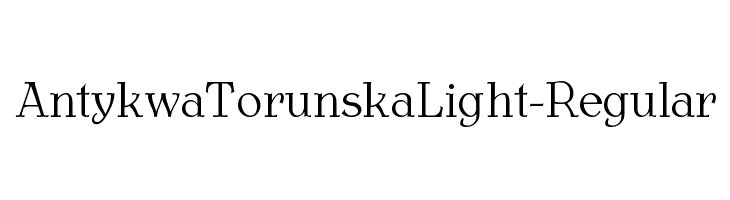 AntykwaTorunskaLight-Regular Шрифта
