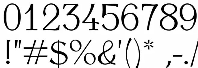 AntykwaTorunskaLight-Regular Font OTHER CHARS