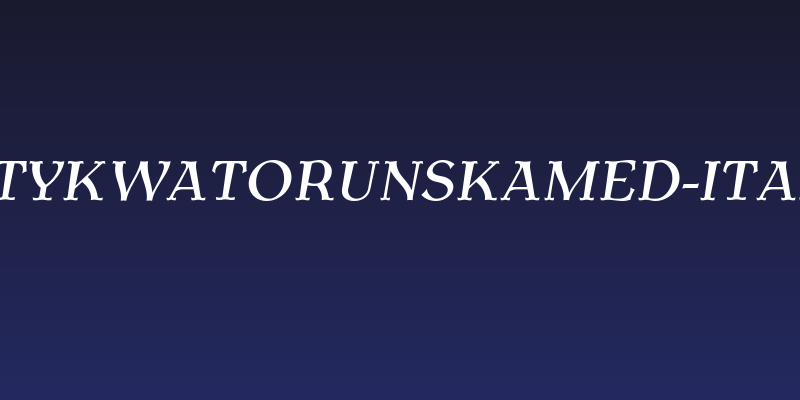 AntykwaTorunskaMed-Italic Social Header