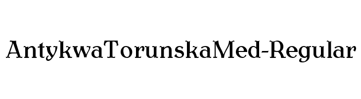 AntykwaTorunskaMed-Regular Шрифта