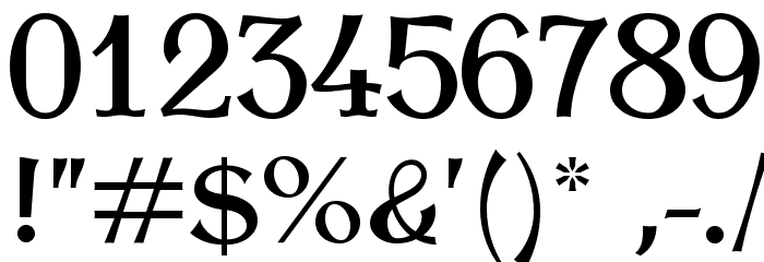 AntykwaTorunskaMed-Regular Font OTHER CHARS