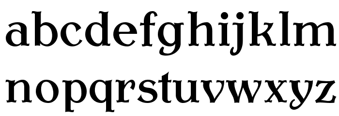 AntykwaTorunskaMed-Regular Font LOWERCASE