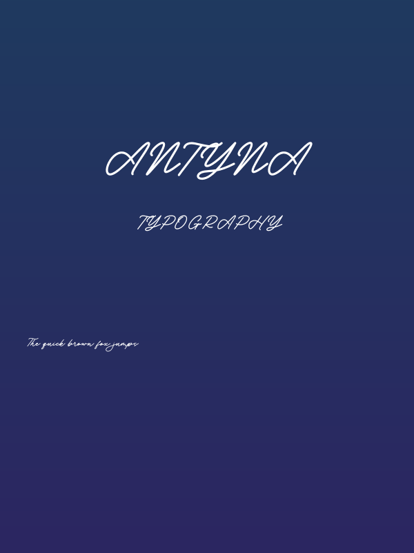 Antyna Poster
