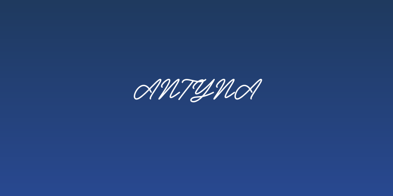 Antyna Social Header