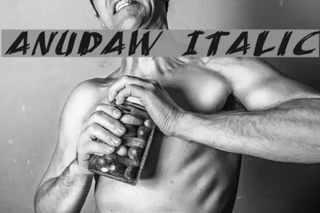 AnuDaw Italic Font examples
