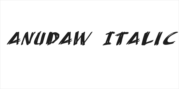 AnuDaw Italic Logo