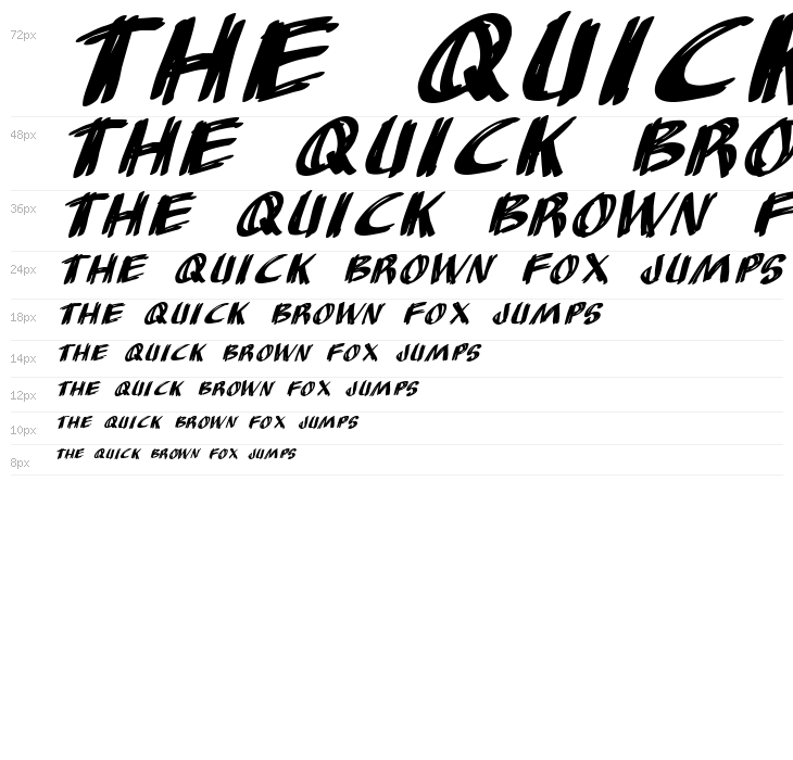 AnuDaw Italic Waterfall