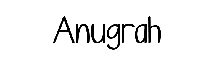 Anugrah  Frei Schriftart Herunterladen