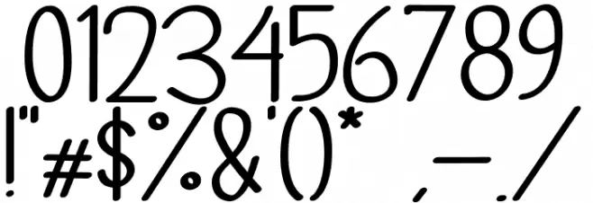 Anugrah Font OTHER CHARS