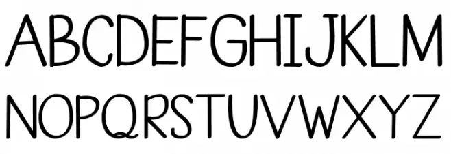 Anugrah Шрифта ВЕРХНИЙ