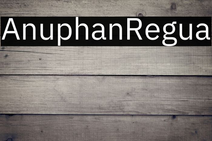 Anuphan Regular Example 1