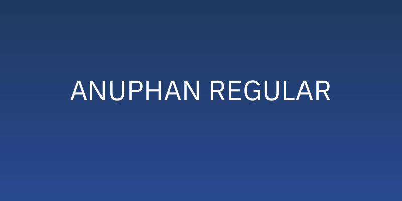Anuphan Regular Social Header