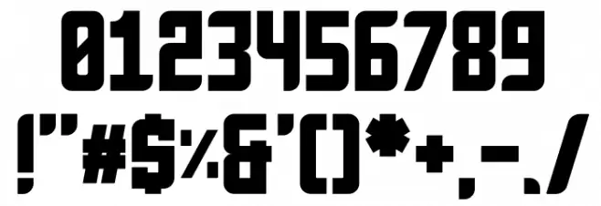 Anvyl Font Alte caractere