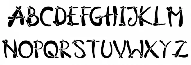 Anxient Schriftart Groß