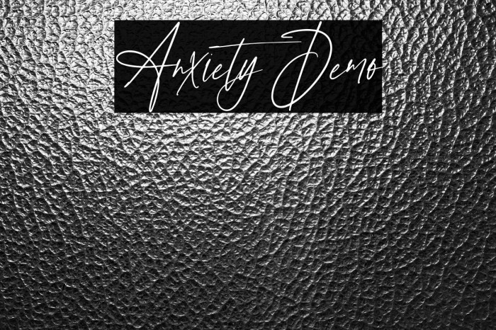 Anxiety Demo Example 3