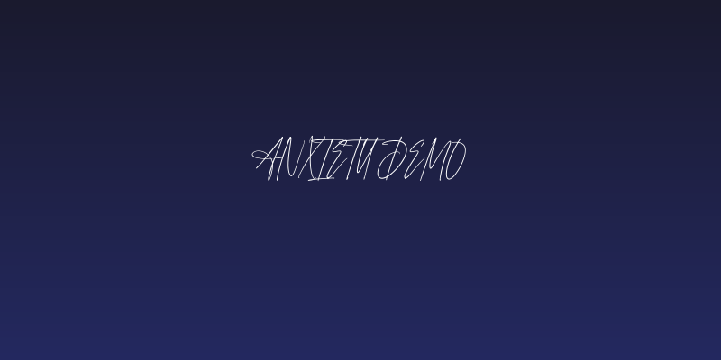 Anxiety Demo Social Header