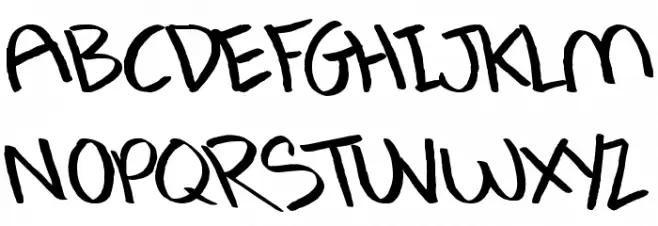 Anxiety Management Font UPPERCASE