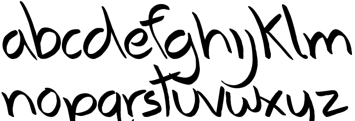Anxiety Management Font LOWERCASE