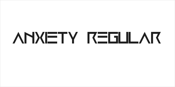 Anxiety Regular Logo