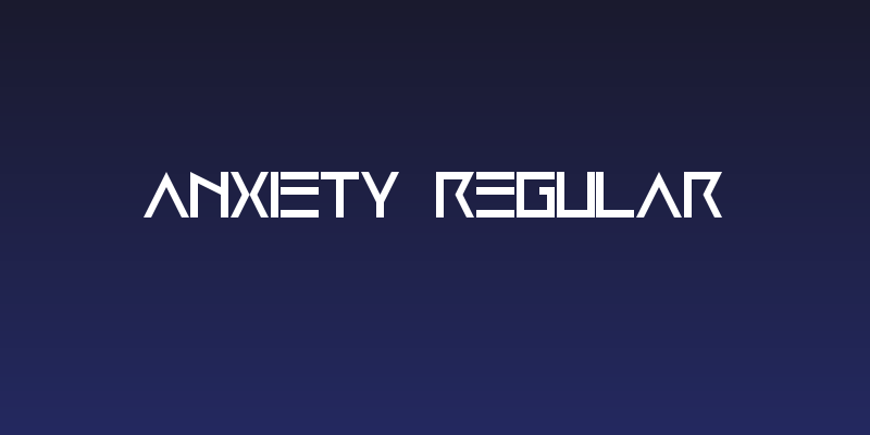 Anxiety Regular Social Header