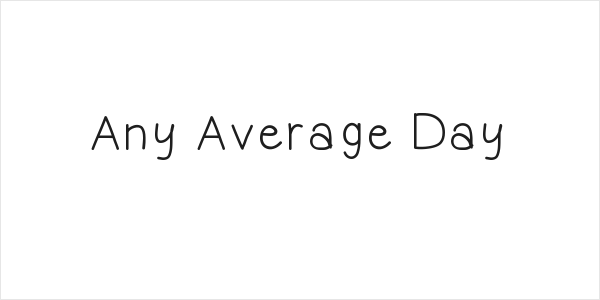 Any Average Day Logo