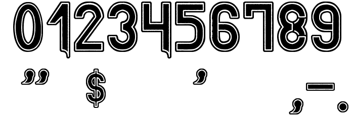 Any Meritous St Font OTHER CHARS