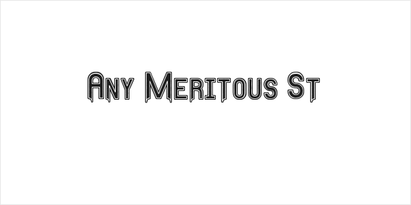 Any Meritous St Logo