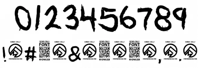 Any Takers Regular Font OTHER CHARS