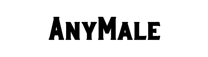 AnyMale フォント