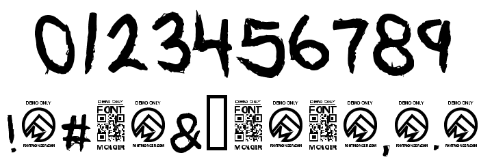 AnyTakers-Regular Font OTHER CHARS