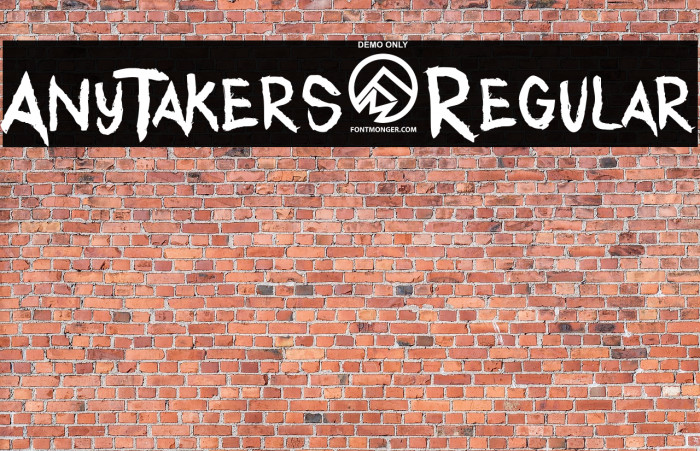AnyTakers-Regular Font examples
