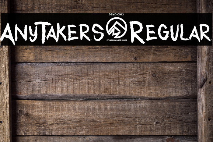 AnyTakers-Regular Font examples