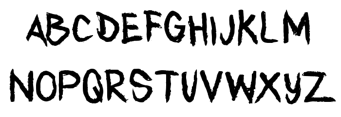 AnyTakers-Regular Font LOWERCASE