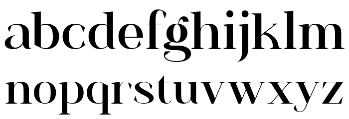 Anya Tamy Regular Font LOWERCASE