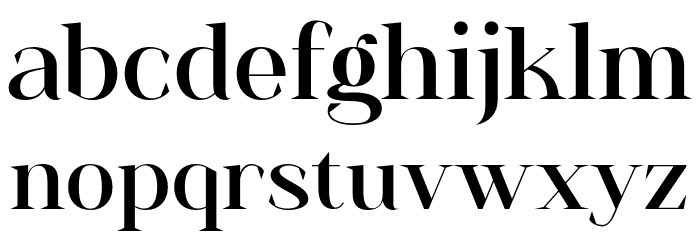 AnyaTamy-Regular Font LOWERCASE