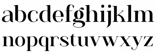 AnyaTamy-Regular Font Litere mici