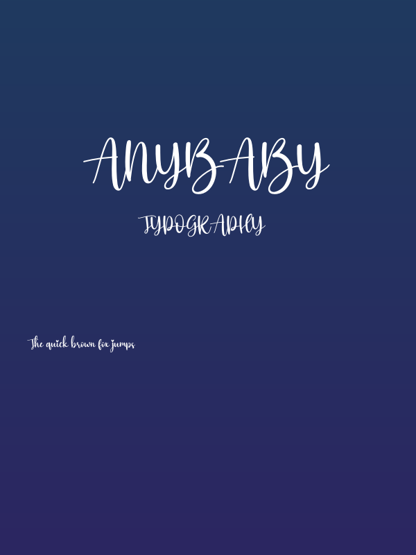 Anybaby Poster