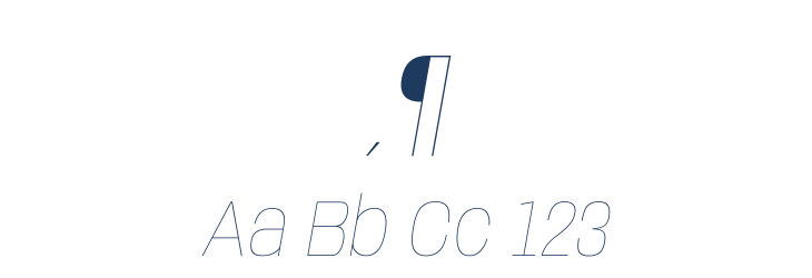 Anybody Thin Italic Font Preview